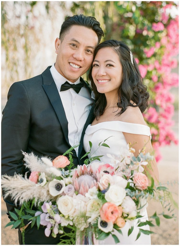 Couple portrait at The Ranch at Birch Creek in Livermore - springtime wedding inspiration designed by Mariee Weddings || The Ganeys