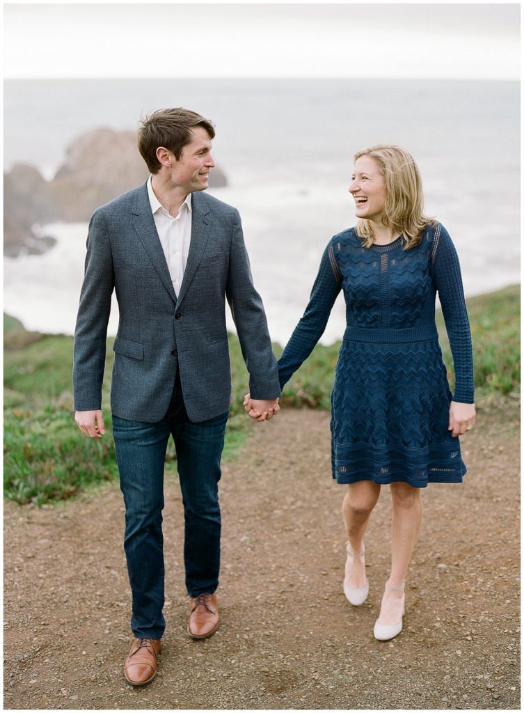 engagement photos in San Francisco on film || The Ganeys