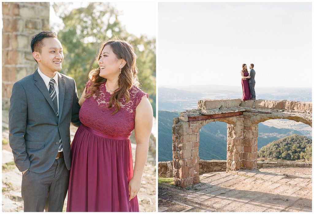Engagement photos at Knapp's Castle