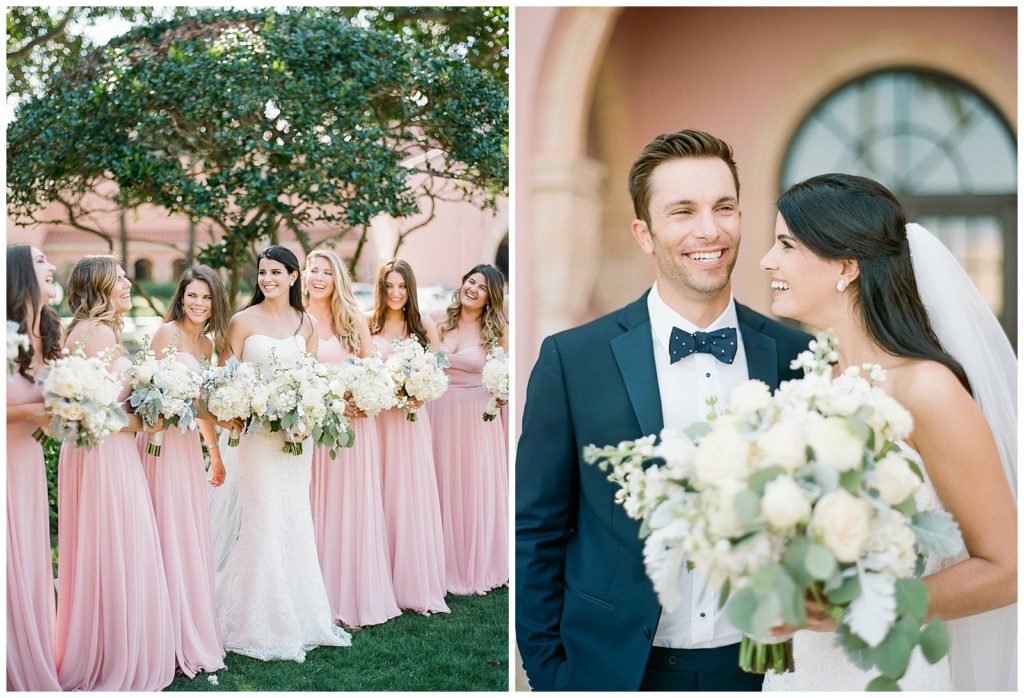 The Addison wedding with blush bridesmaids