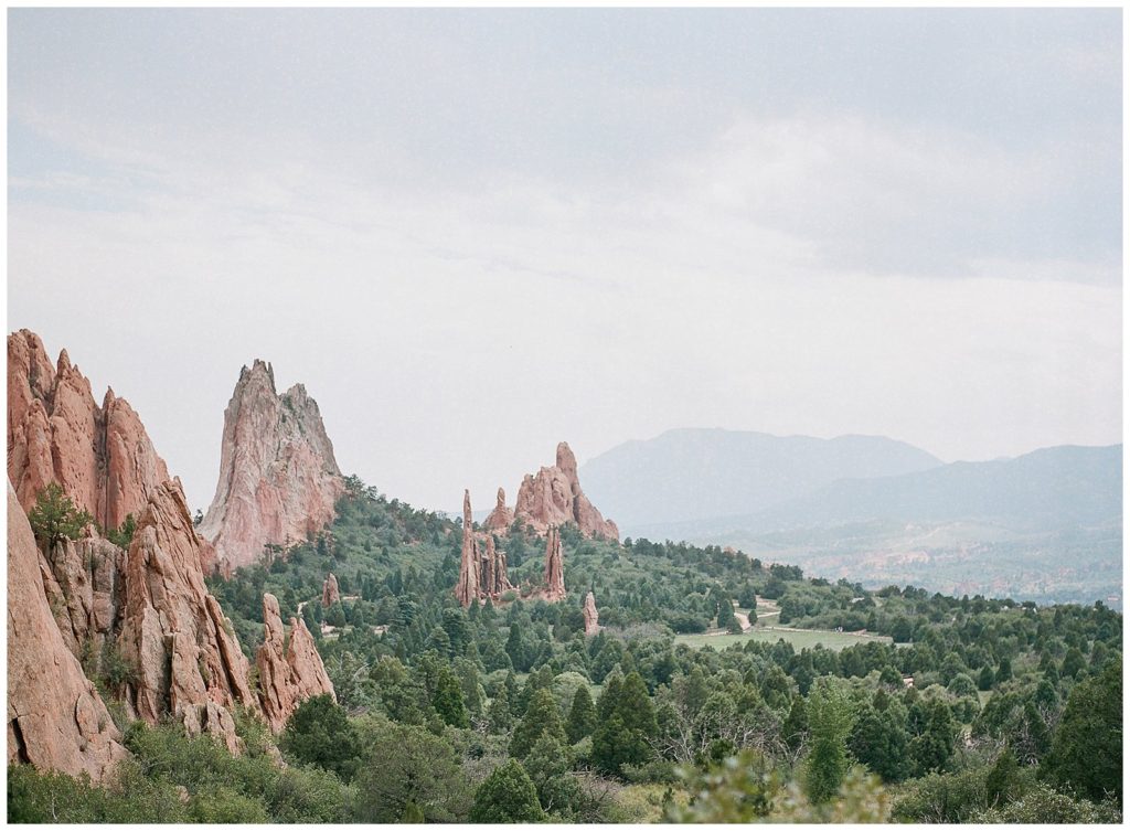 Garden of the Gods Photographed on Film