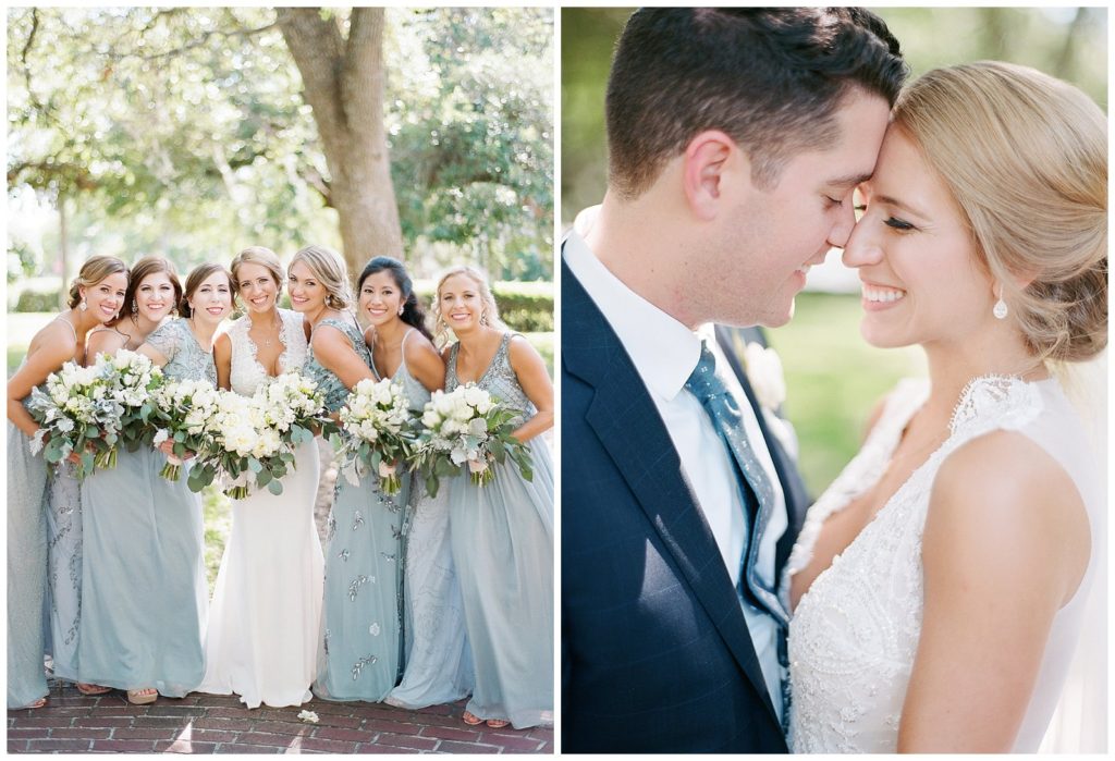 Dusty Blue Bridesmaids dresses at The Orlo