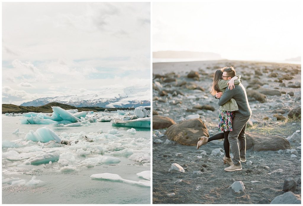 Engagement photos in Iceland