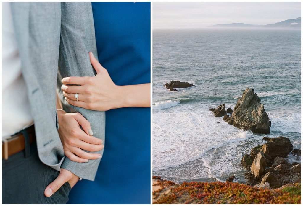 Land's End engagement photos in San Francisco