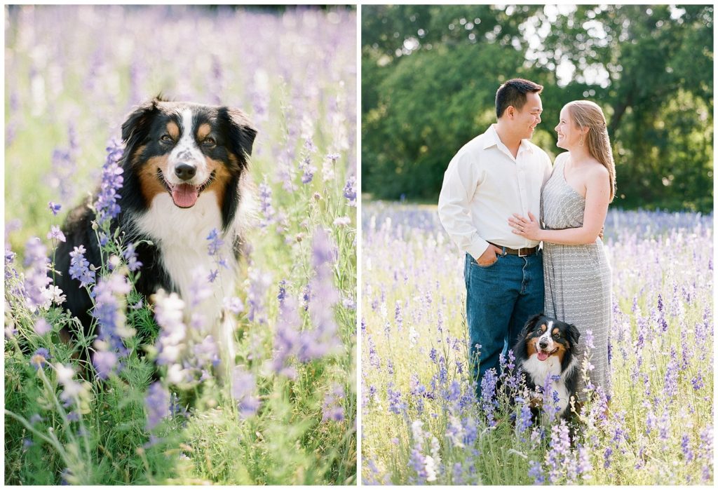Dallas engagement photos with romper from Anthropologie