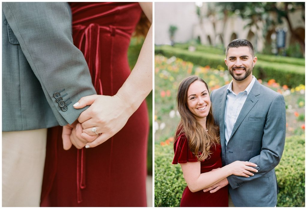 Engagement photos in Balboa Park 