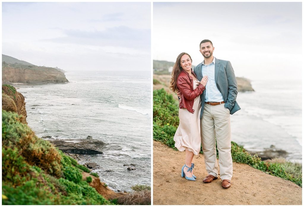 Engagement photos on San Diego's Sunset Cliffs