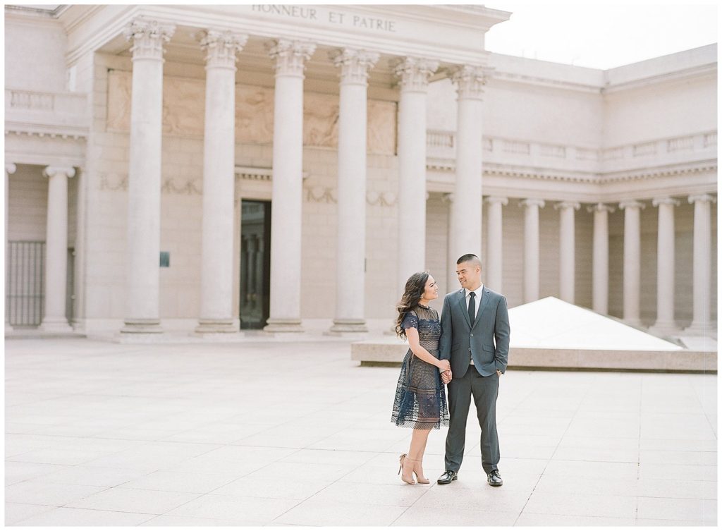 Engagement Photos at the legion of honor
