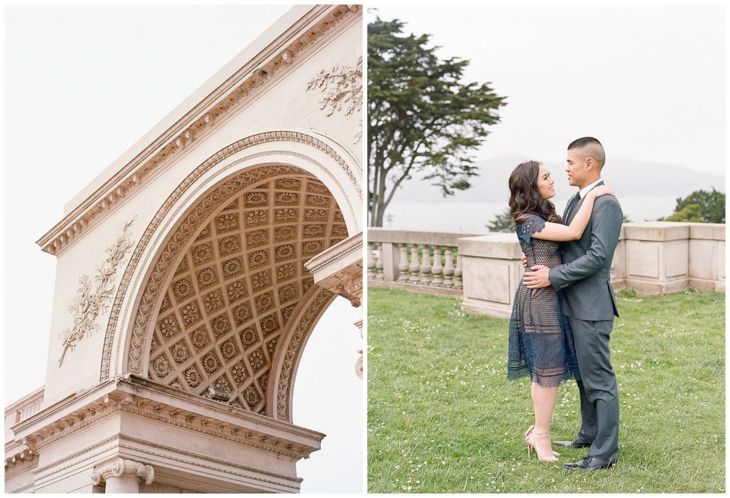 Film engagement photos in SF