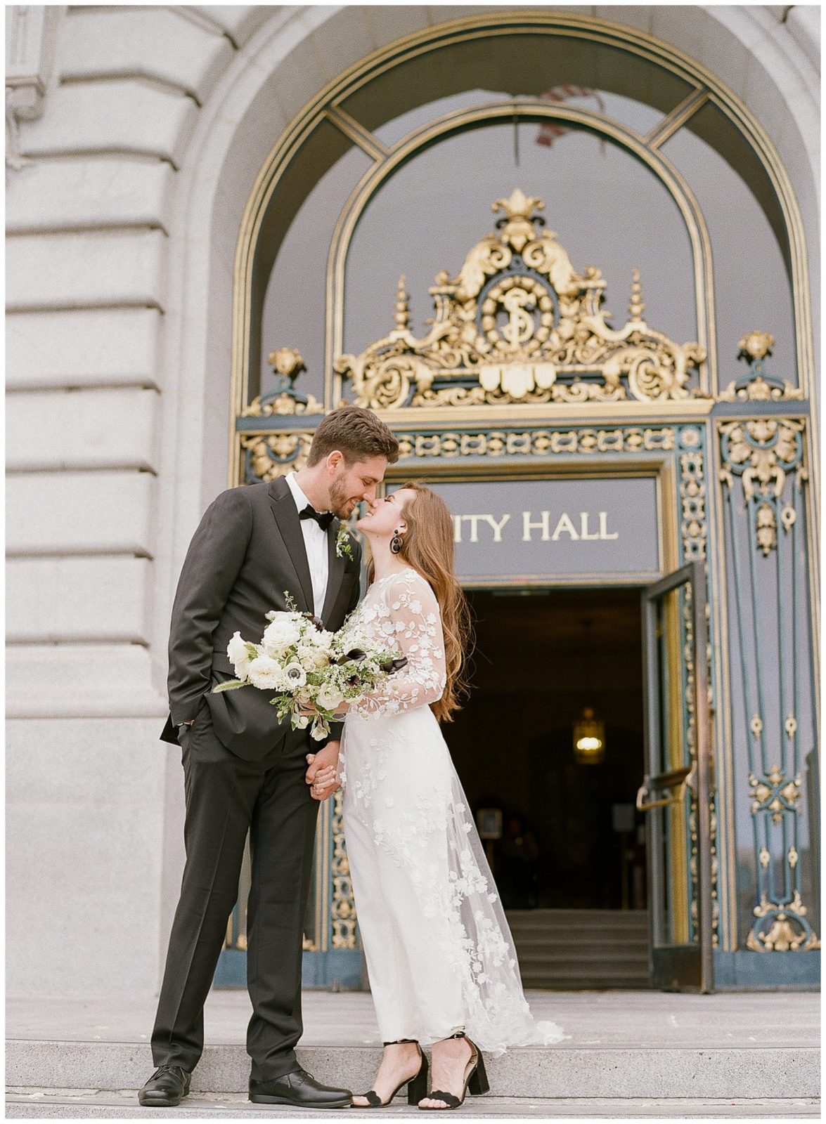 Vanessa & Travis: A San Francisco City Hall Wedding - The Ganeys | Fine ...