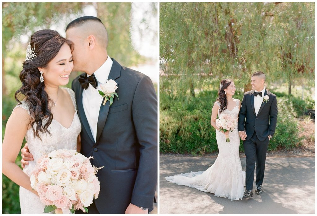 Blush and white wedding at Casa Real in Livermore