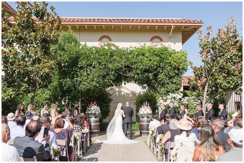 outdoor ceremony at Casa Real
