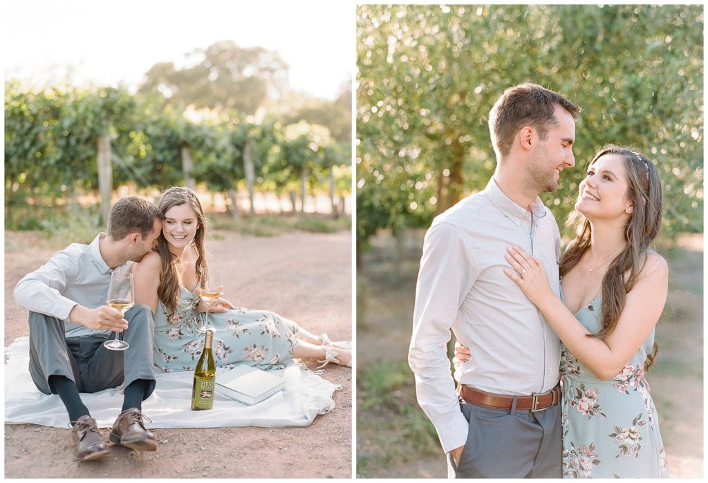 Engagement photos in Napa