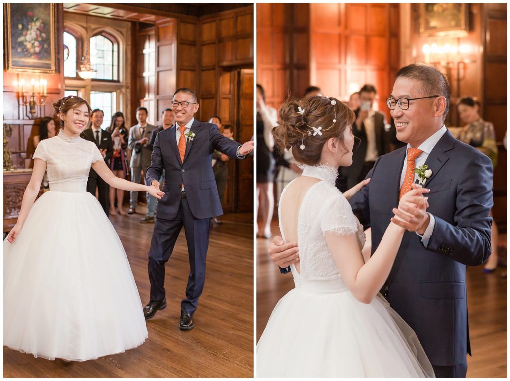 Father daughter dance at Thornewood Castle