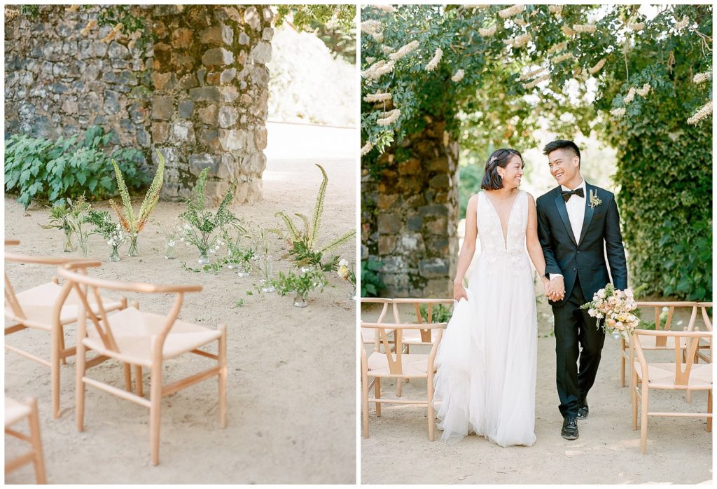 Wedding ceremony at Annadel Estate Winery