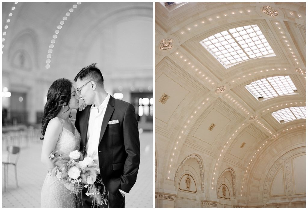 engagement photos at Union Station