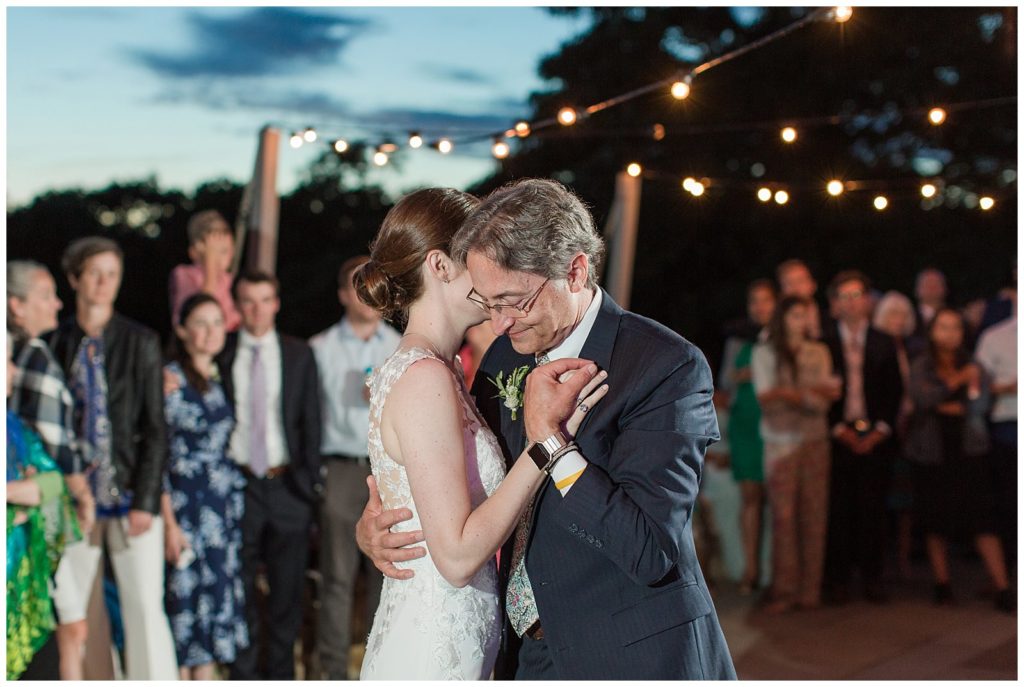 Father Daughter Dance outdoors at private estate