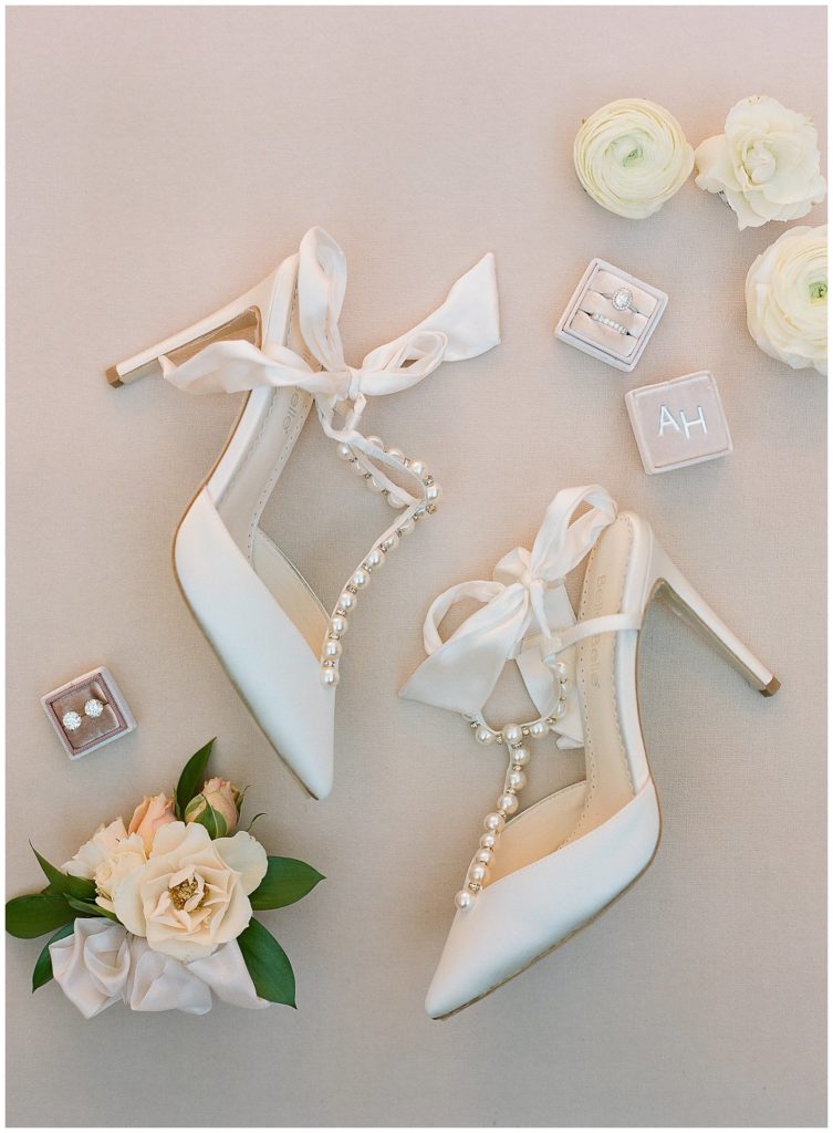 Belle Belle Pearl wedding heels