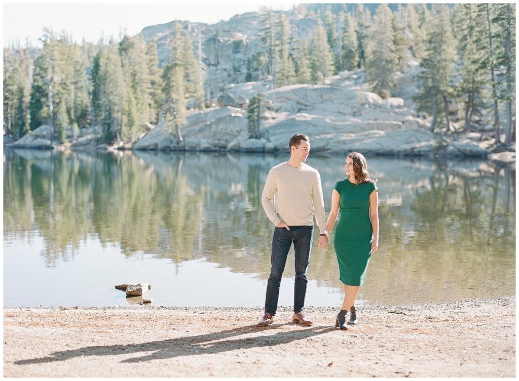 Engagement photos in Kirkwood CA