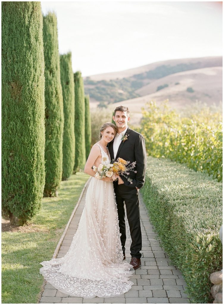 Viansa wedding Sonoma with Alexandra Grecco gown|| The Ganeys