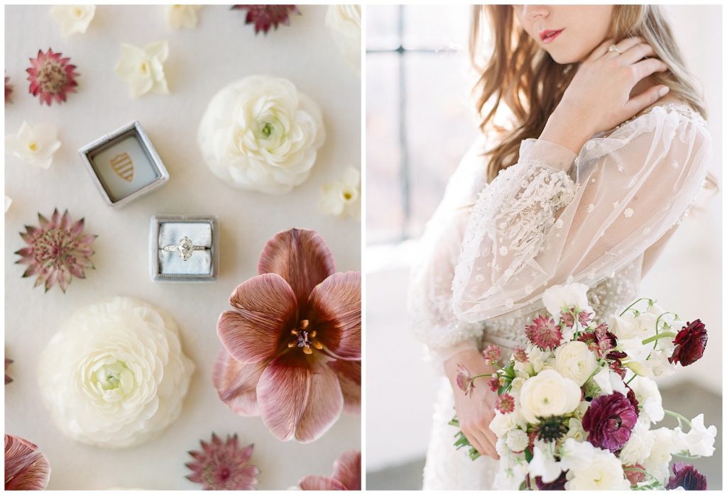 Holiday wedding inspiration with Erstwhile Jewelry