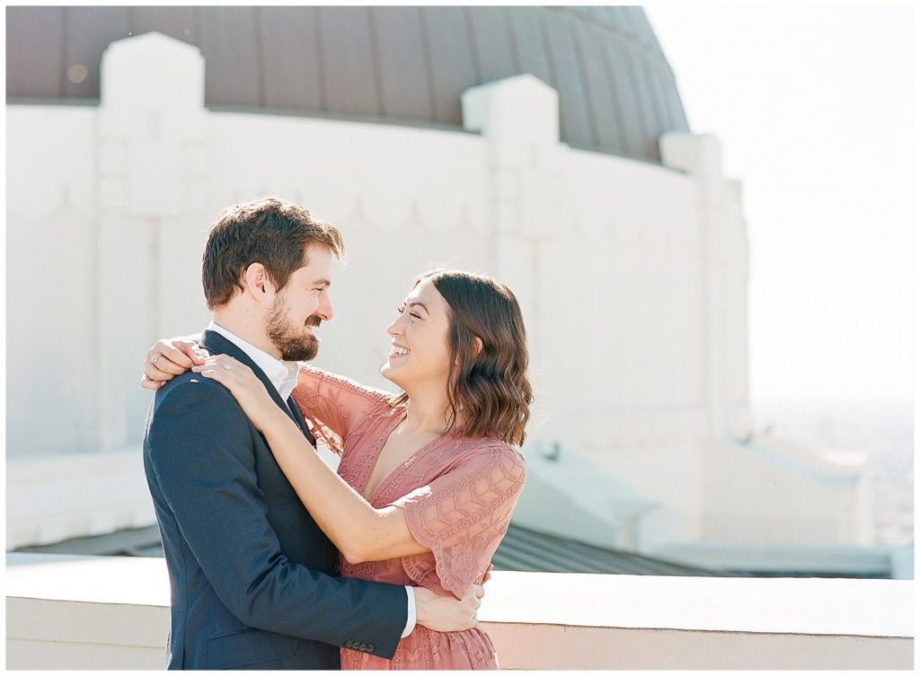 Griffith Observatory engagement session