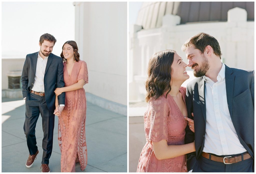 engagement photos at Griffith Park