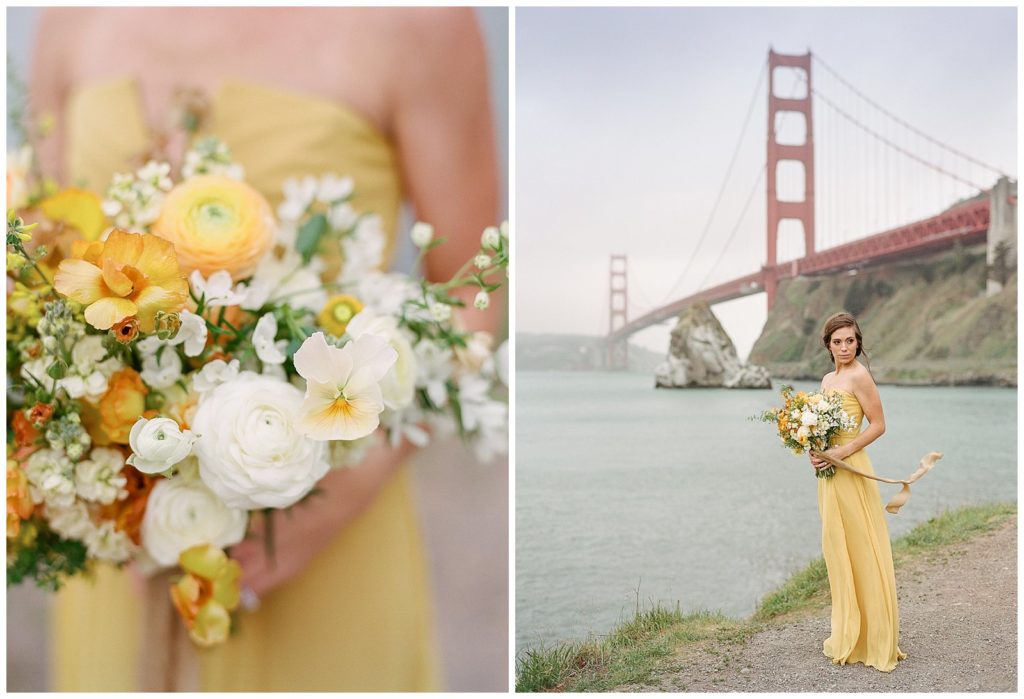 Golden Gate Bridge wedding photos