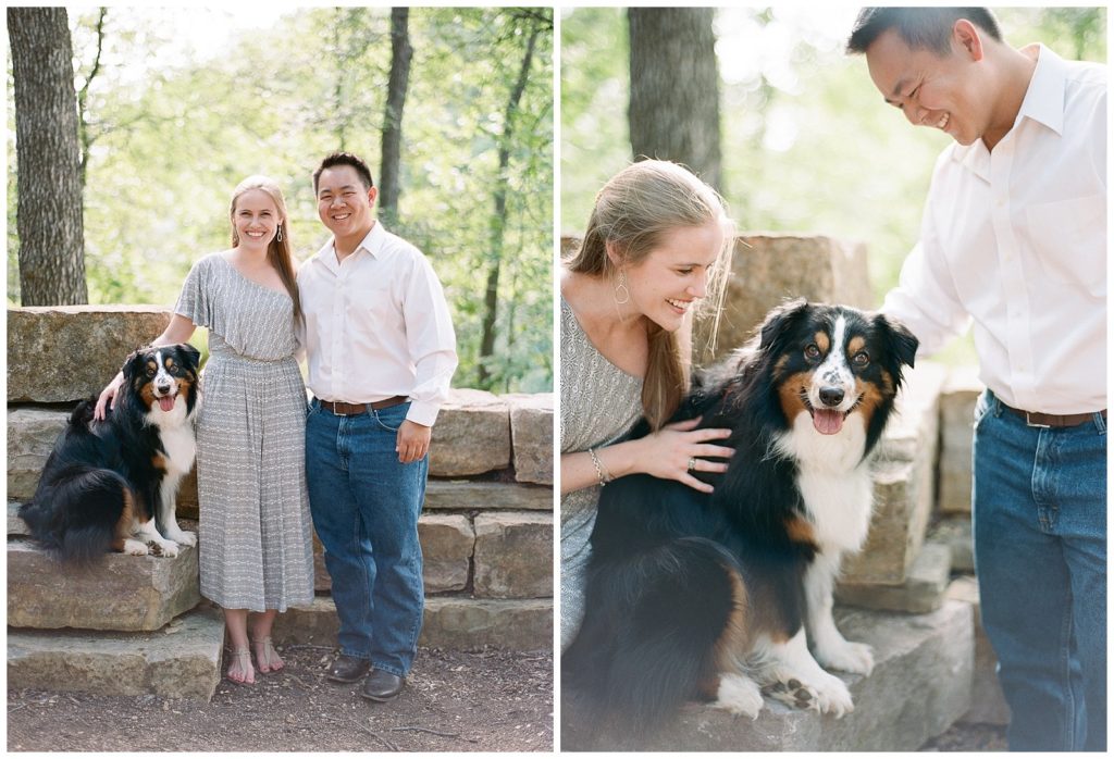 how to incorporate dogs into your engagement photos