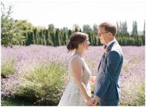 Kaki Warren: A Woodinville Lavender Farm Micro Wedding The Ganeys