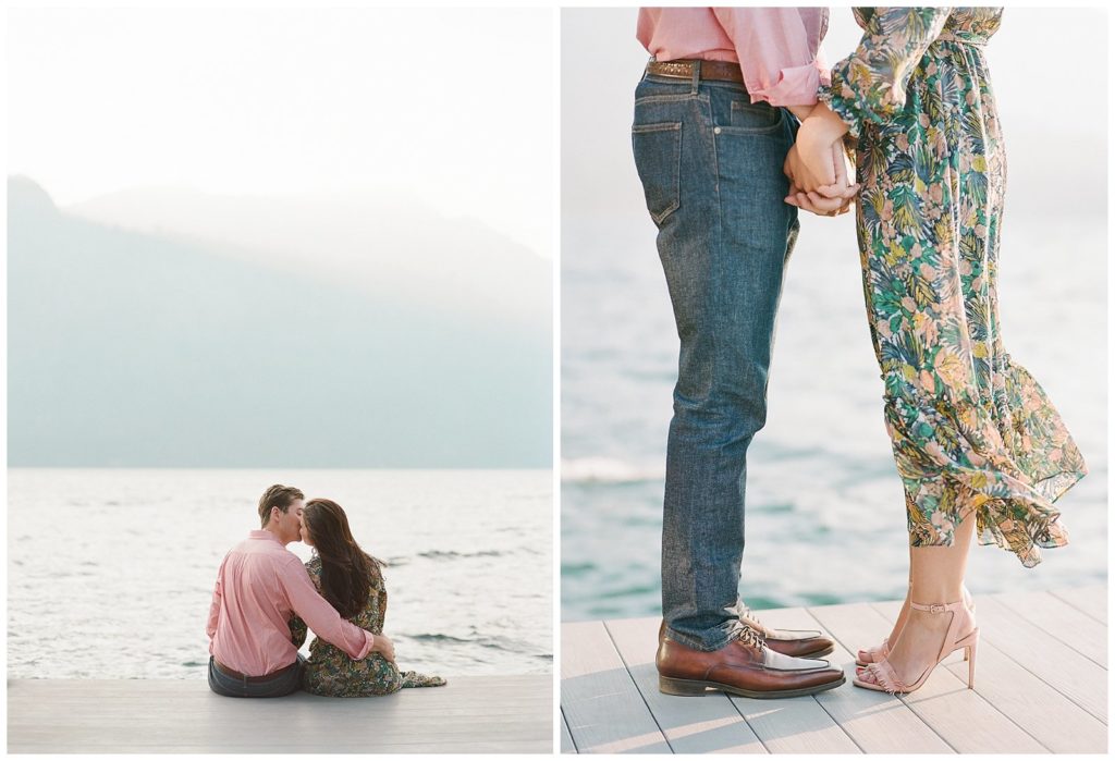 Engagement photos in Lake Tahoe