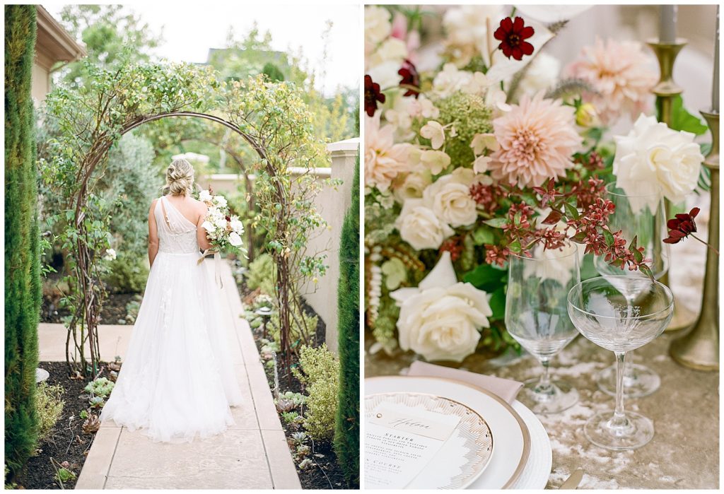 Intimate wedding at private estate in ruby hill