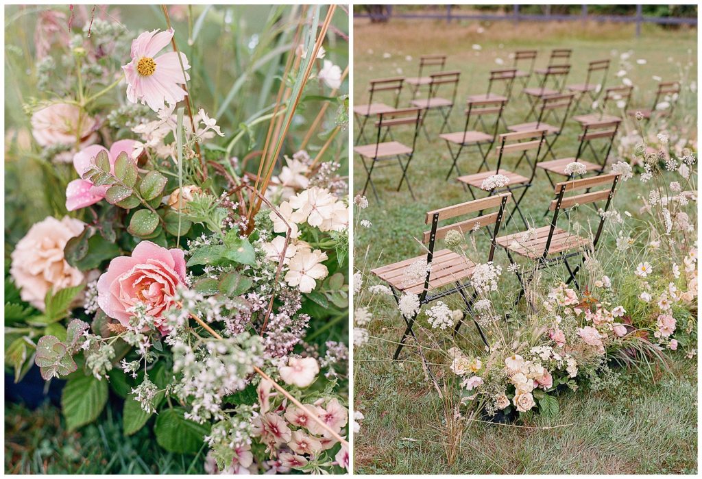 florals growing into ceremony organically