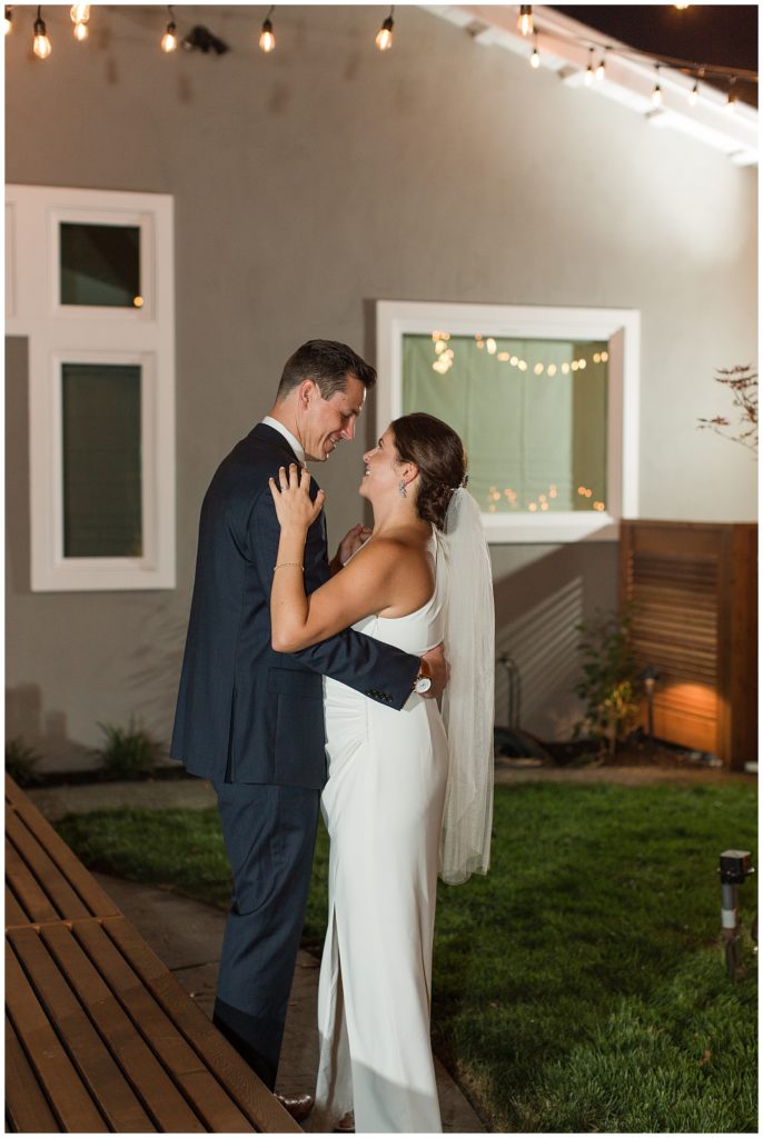 First dance in Pleasant Hill Micro Wedding
