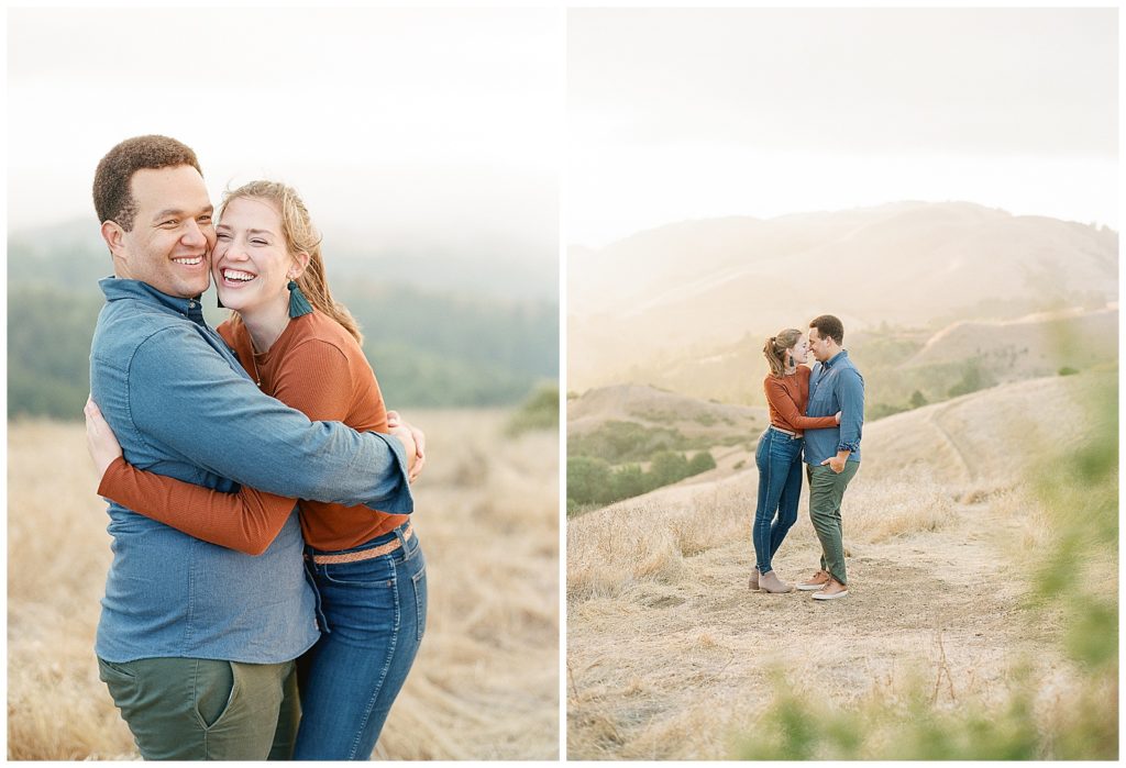 Fall engagement photos in SF bay area