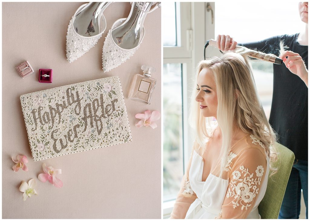 Happily Ever After beaded purse for a bride