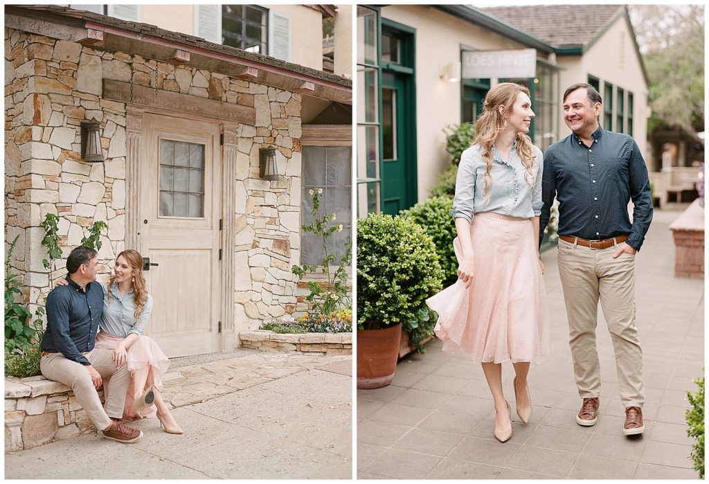 Carmel by the Sea engagement photos