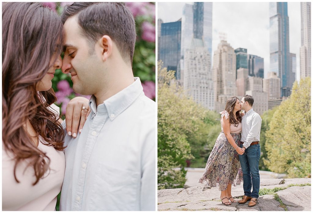 engagement photos in Central Park