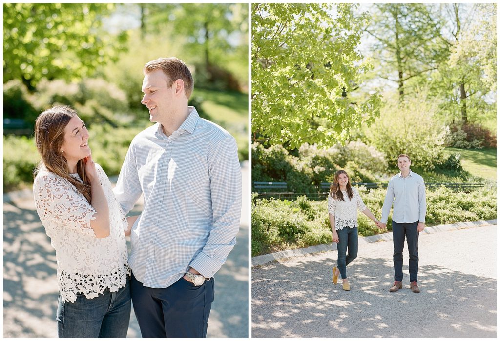 engagement photos in Central Park
