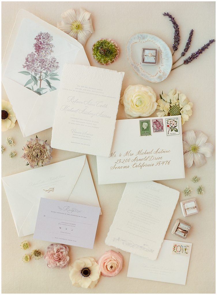 JK Design Wedding invitation letterpress