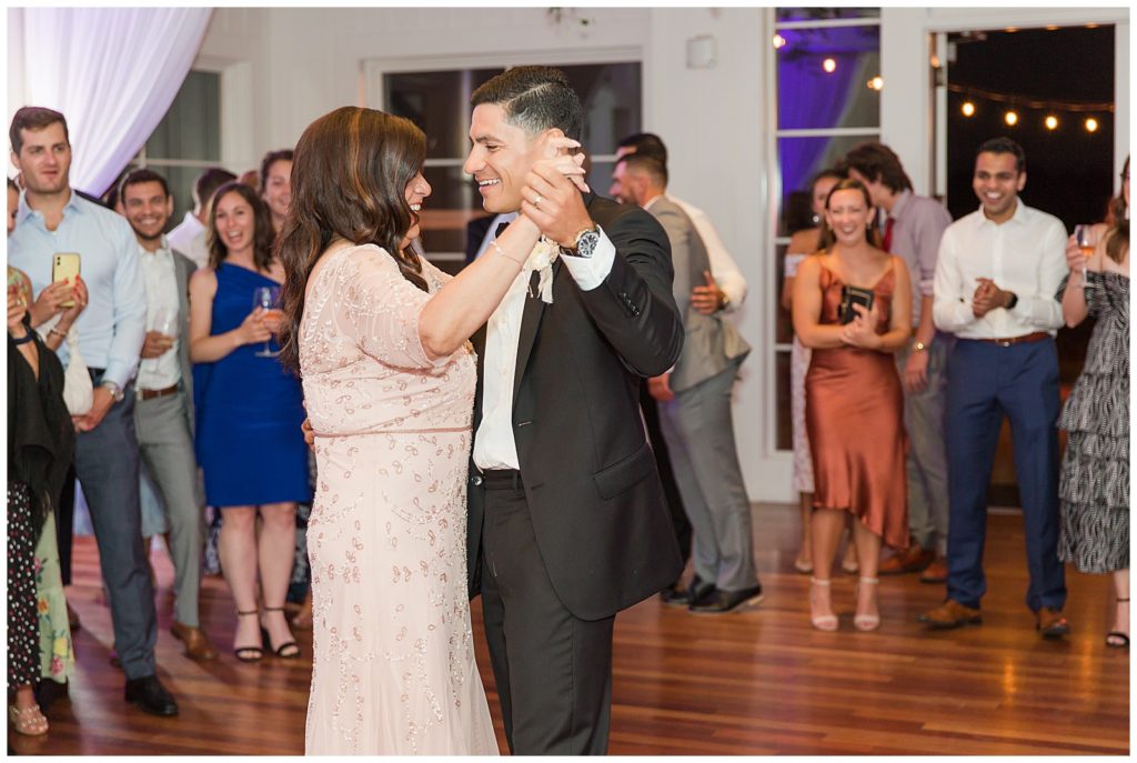 mother son first dance at Carneros Resort