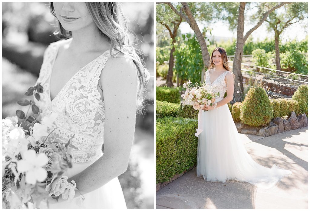 Maggie Sottero Wedding dress with lace boddice