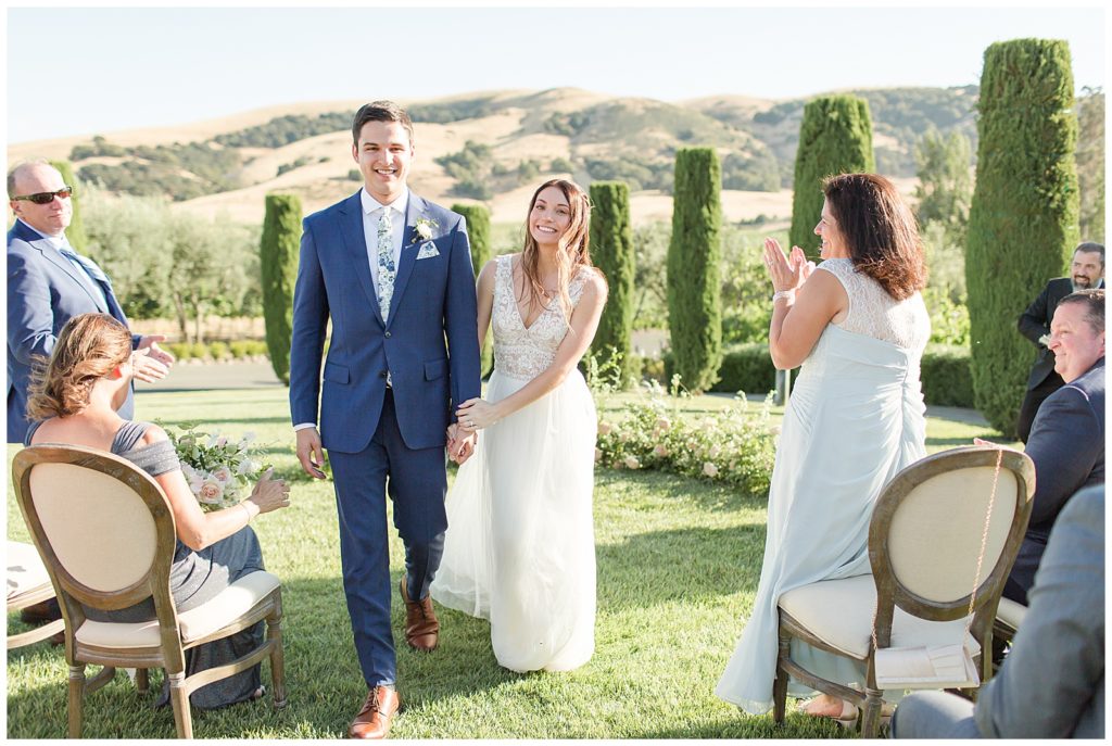 just married at Viansa Sonoma