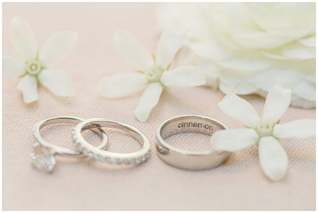 custom engraving on inside of wedding rings