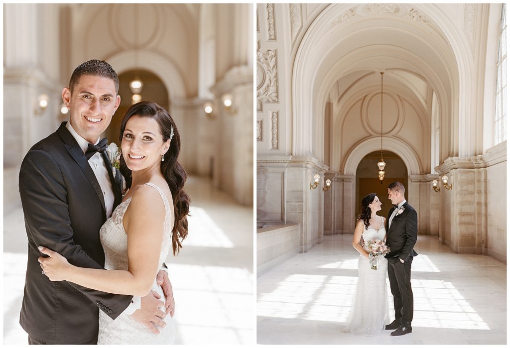 SF City Hall wedding shot on film