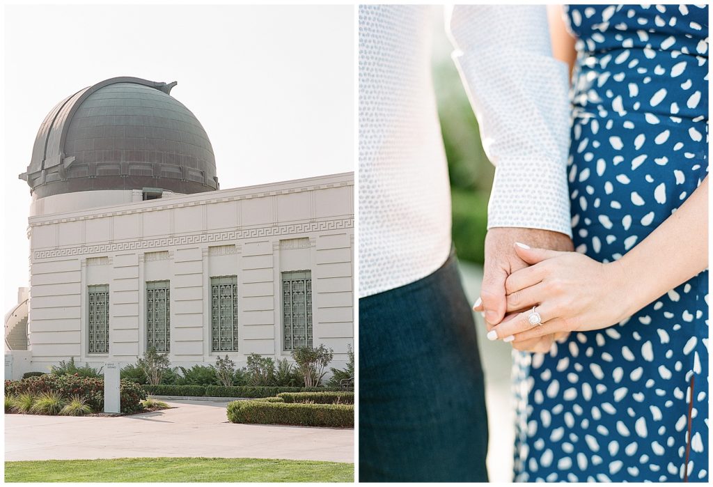 Griffith Observatory engagement photos