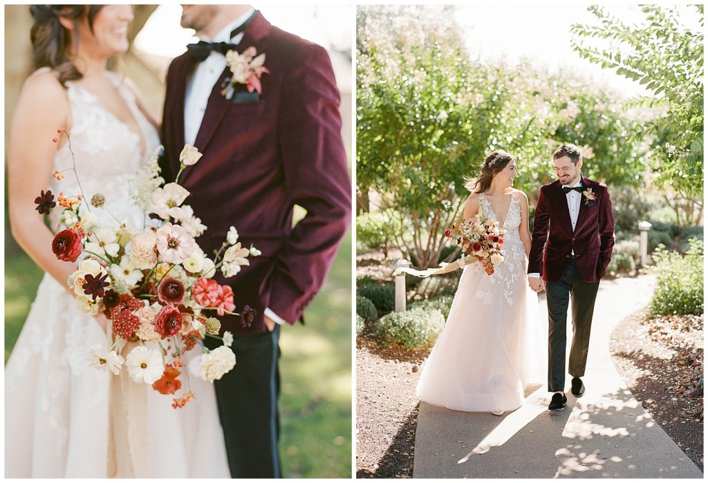 Anastasia Andenmatten florist fall wedding at Holman Ranch