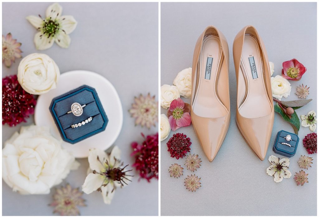 Prada wedding heels for Lake Tahoe wedding