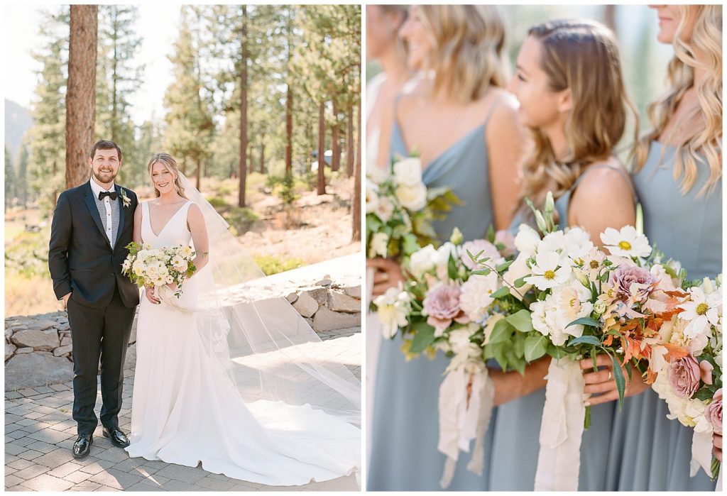 Bridesmaids in Jenny Yoo for Martis Camp wedding