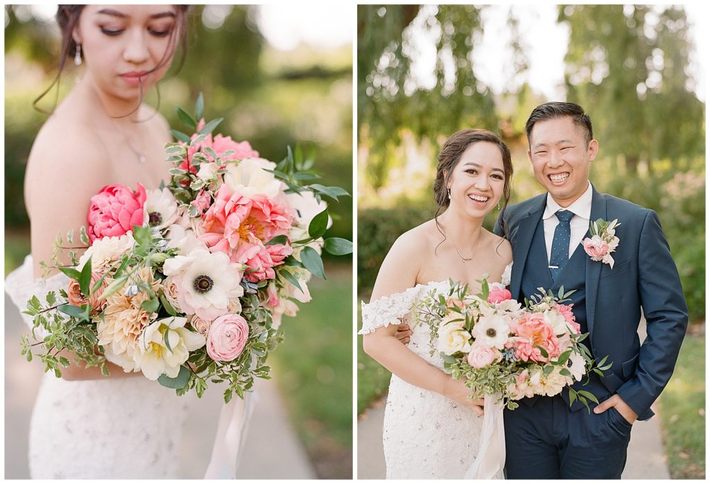 Silver Creek Country Club wedding with spring flowers